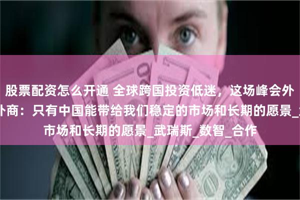 股票配资怎么开通 全球跨国投资低迷，这场峰会外宾人数却创纪录 外商：只有中国能带给我们稳定的市场和长期的愿景_武瑞斯_数智_合作