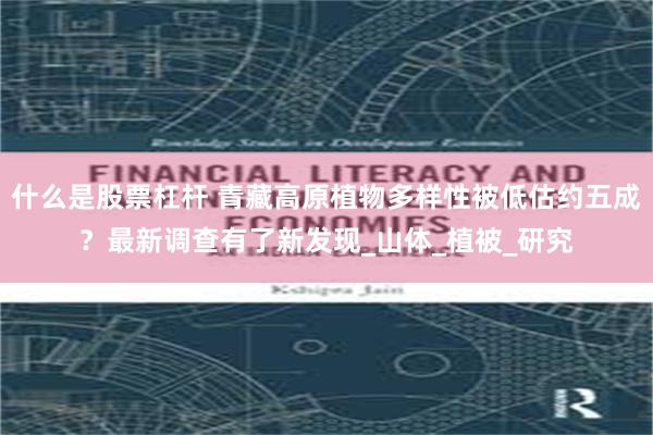 什么是股票杠杆 青藏高原植物多样性被低估约五成？最新调查有了新发现_山体_植被_研究